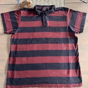 Canyon River Blues Maroon and Black Polo Shirt